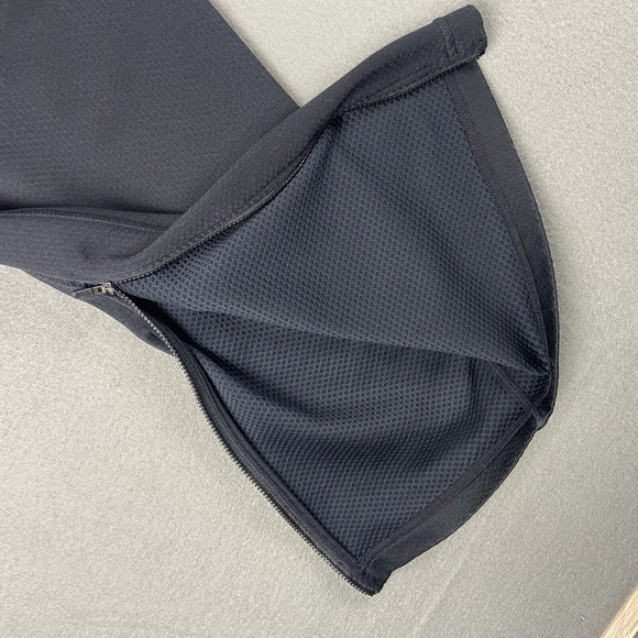 Nike Dri Fit Sweatpants Mens Size Large L Black Polyester Zip Cuff Performance - Picture 4 of 16